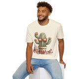 Wild West Cactus Sunglasses Western Unisex Graphic Tees! Summer Vibes! All New Heather Colors!!! Free Shipping!!!