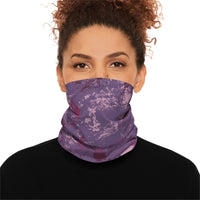 Mineral Wash Purple Lightweight Neck Gaiter! 4 Sizes Available! Free Shipping! UPF +50! Great For All Outdoor Sports!