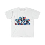 American Mama Elephant USA Independence Day Unisex Graphic Tees!