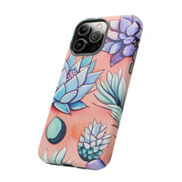 Pastel Pink and Purple Little Succulent Plants Phone Cases! New!!! Over 40 Phone Sizes To Choose From! Free Shipping!!!