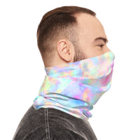 Marble Rainbow Lightweight Neck Gaiter! 4 Sizes Available! Free Shipping! UPF +50! Great For All Outdoor Sports!