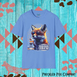 Retro Fox Graphic Tee! Ultra Soft! Free Shipping! Summer Vibes!