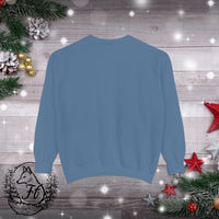 Snowflake Pocket Embroidered Comfort Colors Unisex Garment-Dyed Sweatshirt! All New Colors! Free Shipping!