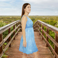 Blue Wash Women's Fit n Flare Dress! Free Shipping!!! New!!! Sun Dress! Beach Cover Up! Night Gown! So Versatile!