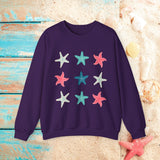 Starfish Medley Unisex Sweatshirt! Plus Sizes Available!