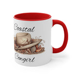 Coastal Cowgirl Tan Hat Accent Coffee Mug, 11oz! Multiple Colors Available!