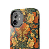 Fall Butterfly Florals Tough Phone Cases! Fall Vibes!