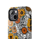 Retro Autumn Daisey's Fall Vibes Tough Phone Cases!