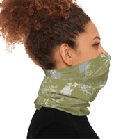 Mineral Wash Green Lightweight Neck Gaiter! 4 Sizes Available! Free Shipping! UPF +50! Great For All Outdoor Sports!