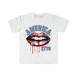 American Lip Drip 1776 Independence Day Unisex Graphic Tees!