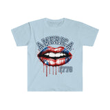 American Lip Drip 1776 Independence Day Unisex Graphic Tees!