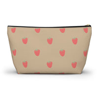 Strawberry Cream Accessory Pouch, Check Out My Matching Weekender Bag! Free Shipping!!!