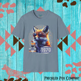 Retro Fox Graphic Tee! Ultra Soft! Free Shipping! Summer Vibes!