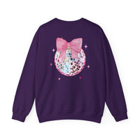 Valentines Day Sweatshirt Xoxo Disco Coquette/Back Printed