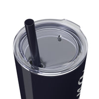 Custom Name Personalized Tumblers Skinny Tumbler with Straw, 20oz! Cursive Writing Option!