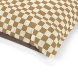 Brown and Cream Plaid Pet Bed! Foxy Pets! Free Shipping!!!