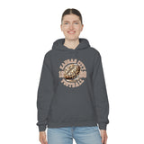 Kansas City Football Leopard Print Football Unisex Heavy Blend Hooded Sweatshirt! Football Season!