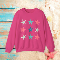 Starfish Medley Unisex Sweatshirt! Plus Sizes Available!