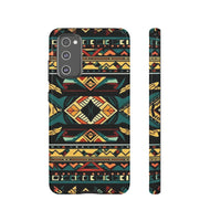 Black Aztec Tough Cases! Cellphone Cases! Multiple Sizes Available! Apple iPhone, Samsung Galaxy, and Google Pixel devices!