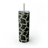 Mama Cow Printed Skinny Tumbler with Straw, 20oz! Multiple Colors! Mothers Day!