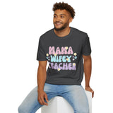 Mama Wifey Teacher Unisex Graphic Tees! All New Heather Colors!!! Free Shipping!!! Back To School!