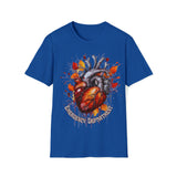 1 Emergency Department Anatomical Heart Fall Coloring Unisex Graphic Tees! Medical Vibes! Fall Vibes!