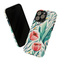 Pink Floral Tulips Phone Cases! New!!! Over 90 Phone Sizes To Choose From! Free Shipping!!!