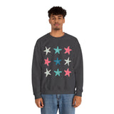 Starfish Medley Unisex Sweatshirt! Plus Sizes Available!