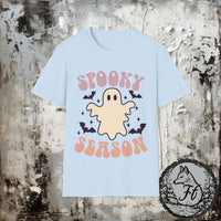 Spooky Season Lavender Colored Halloween Unisex Graphic Tees!