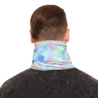 Marble Rainbow Lightweight Neck Gaiter! 4 Sizes Available! Free Shipping! UPF +50! Great For All Outdoor Sports!