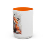 Foxy Lovers Valentines Day Accent Coffee Mug (11, 15oz)! Free Shipping! Microwave and Dishwasher Safe! BPA Free