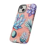 Pastel Pink and Purple Little Succulent Plants Phone Cases! New!!! Over 40 Phone Sizes To Choose From! Free Shipping!!!