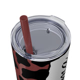 Grandma Cow Printed Skinny Tumbler with Straw, 20oz! Multiple Colors! Grandparent Vibes!