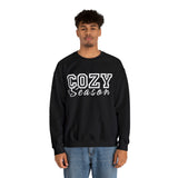 1 Cozy Season Christmas Edition Unisex Heavy Blend Crewneck Sweatshirt! Winter Vibes!