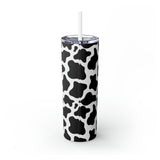 Grandma Cow Printed Skinny Tumbler with Straw, 20oz! Multiple Colors! Grandparent Vibes!