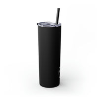 Custom Name Personalized Tumblers Skinny Tumbler with Straw, 20oz! Cursive Writing Option!