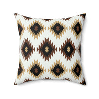 Western/Boho Aztec Brown Square Pillow!