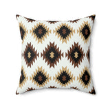 Western/Boho Aztec Brown Square Pillow!