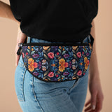 Boho Purple Watercolor Florals Unisex Fanny Pack! Free Shipping! One Size Fits Most!