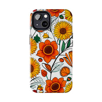 Sunflower Daisy Medley Fall Vibes Tough Phone Cases!