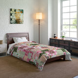 Riley, Girly Boho Pink Patchwork Quilt Comforter! Super Soft! Free Shipping!! Mix and Match for That Boho Vibe!