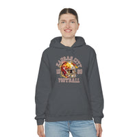 Kansas City Football Paint Splatter Helmet Unisex Hoodie! Football Season!