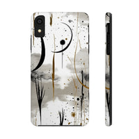 Ink Drip Crescent Moon Boho Western Tough Phone Cases!