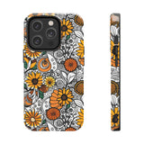 Retro Autumn Daisey's Fall Vibes Tough Phone Cases!