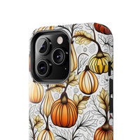 Pumpkin Lanterns Fall Vibes Tough Phone Cases!