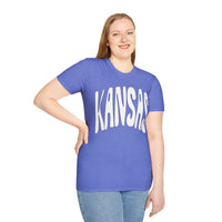 Kansas Groovy Unisex Graphic Tees! Summer Vibes! All New Heather Colors!!! Free Shipping!!!