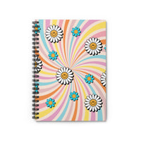 Boho Pastel Smiley Face Daisy Journal! Free Shipping! Great for Gifting!