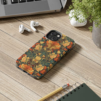 Fall Butterfly Florals Tough Phone Cases! Fall Vibes!