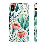 Pink Floral Tulips Phone Cases! New!!! Over 90 Phone Sizes To Choose From! Free Shipping!!!