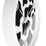 Black and Brown Cow Print Wall Clock! Perfect For Gifting! Free Shipping!!! 3 Colors Available!